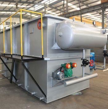 Productivity 1-300 L/Hour Sedimentation Dissolved Air Flotation Machine For Oil And TSS Removal In Restaurant Wastewater