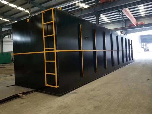 कुशल अपशिष्ट जल उपचार प्रणाली 95-99% प्रदूषक निकासी बहु-चरण प्रक्रिया कॉम्पैक्ट बड़े पदचिह्न के लिए