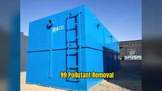 सीवेज उपचार 99% प्रदूषक निष्कासन प्रणाली